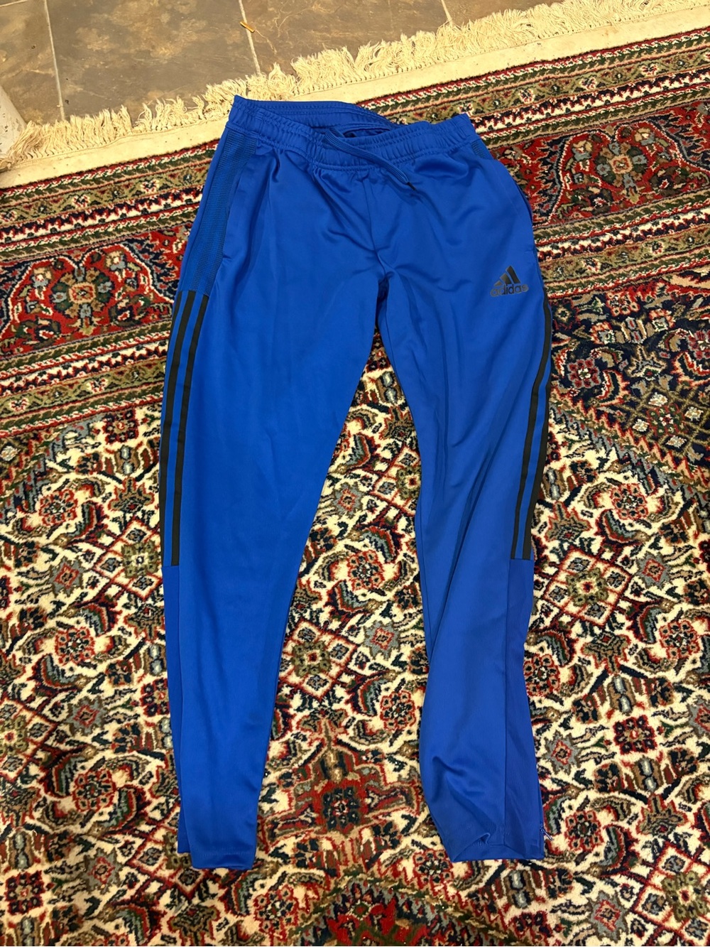 adidas men’s Blue Athletic Track Pants